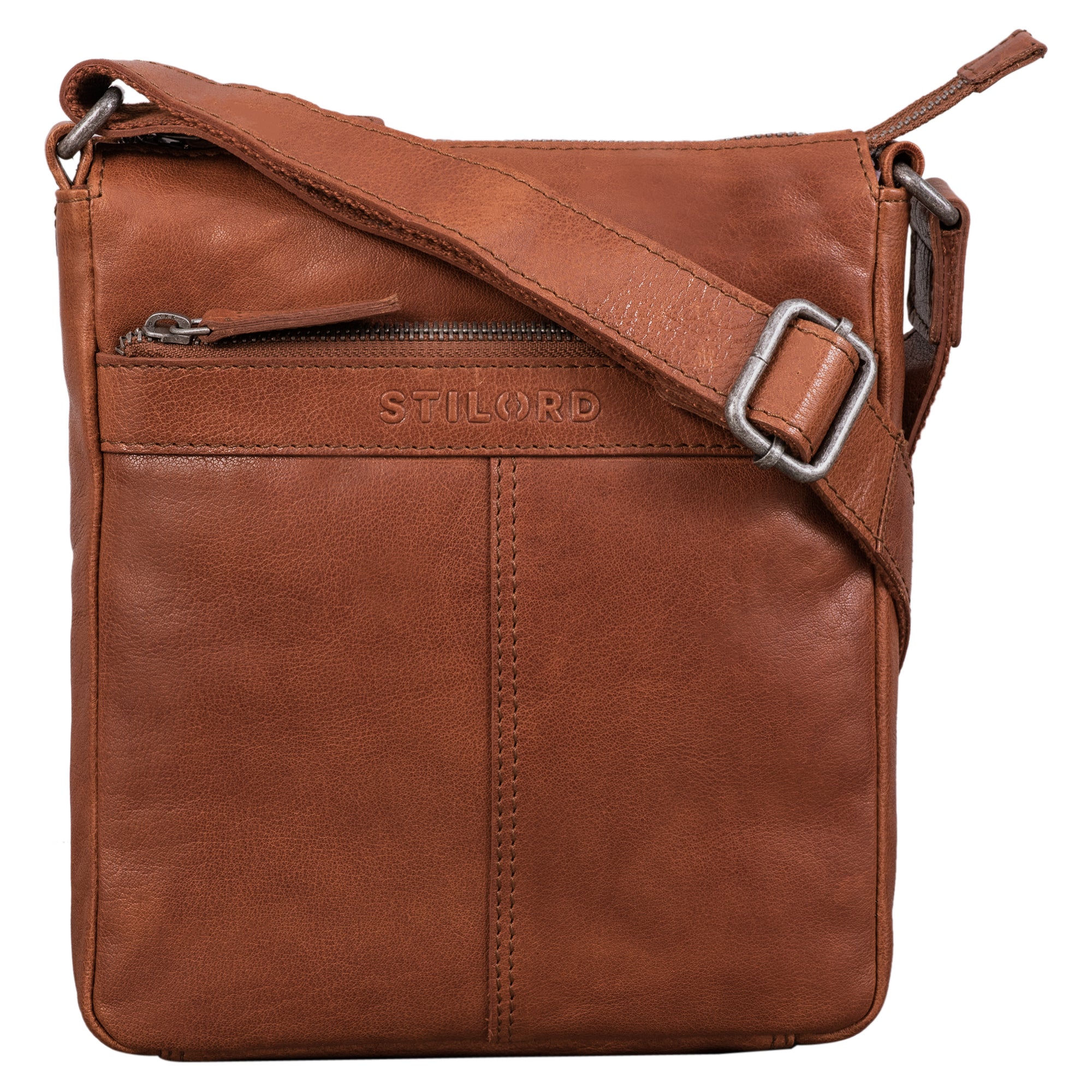 schultertasche herren klein leder