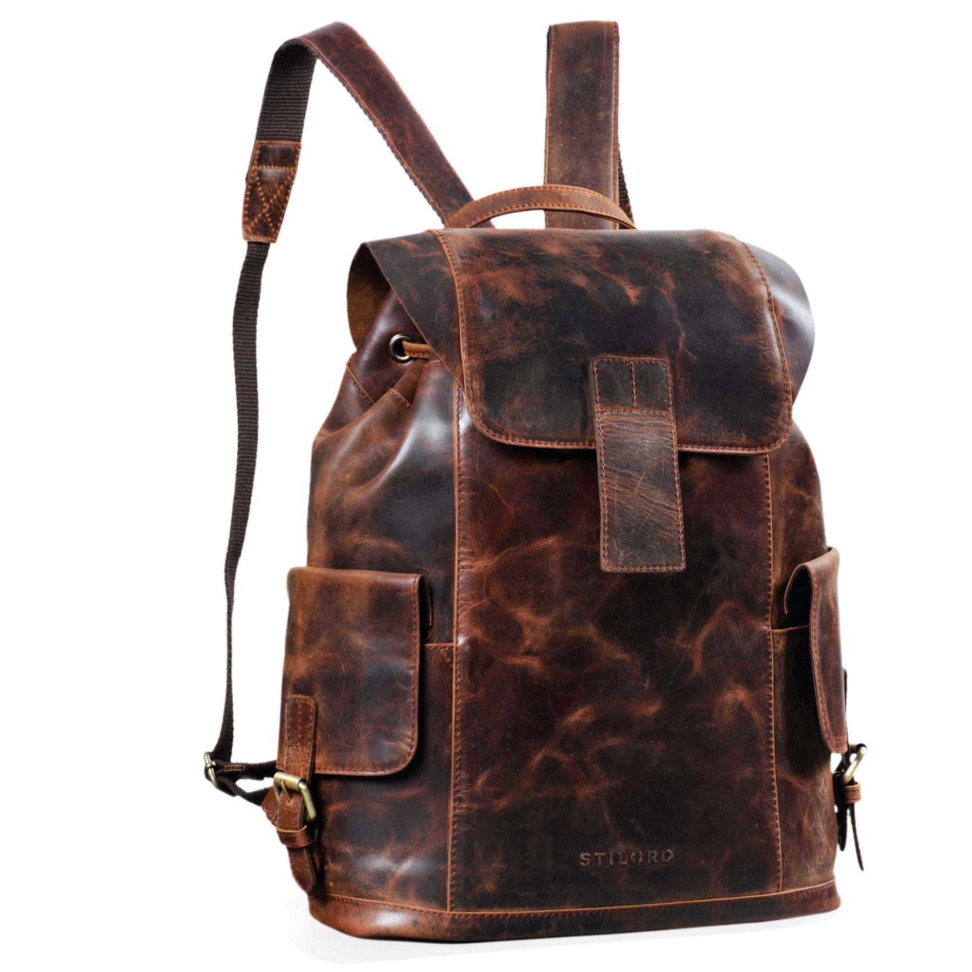 Rucksack Laptop Leder