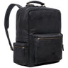 Laptoprucksack 17,3 Zoll Leder schwarz Herren und Damen