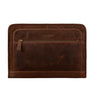 "Maximilian" Kožená Dokumentní Mapa 13 3 Vintage Styl MacBook Psací