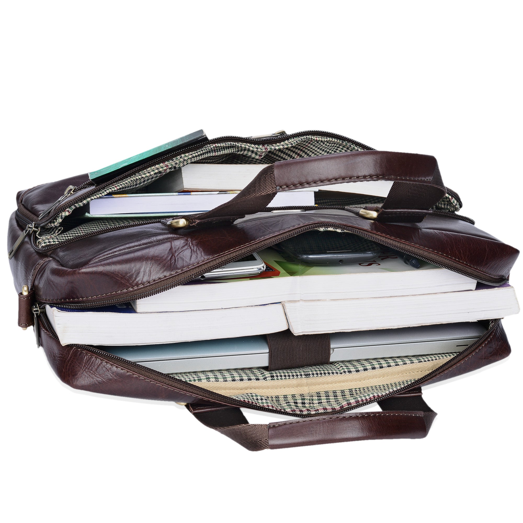 Arbeitstasche Leder braun