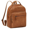 "Kima" Vintage Batoh Dámský Malý Kožený Městský Rucksack