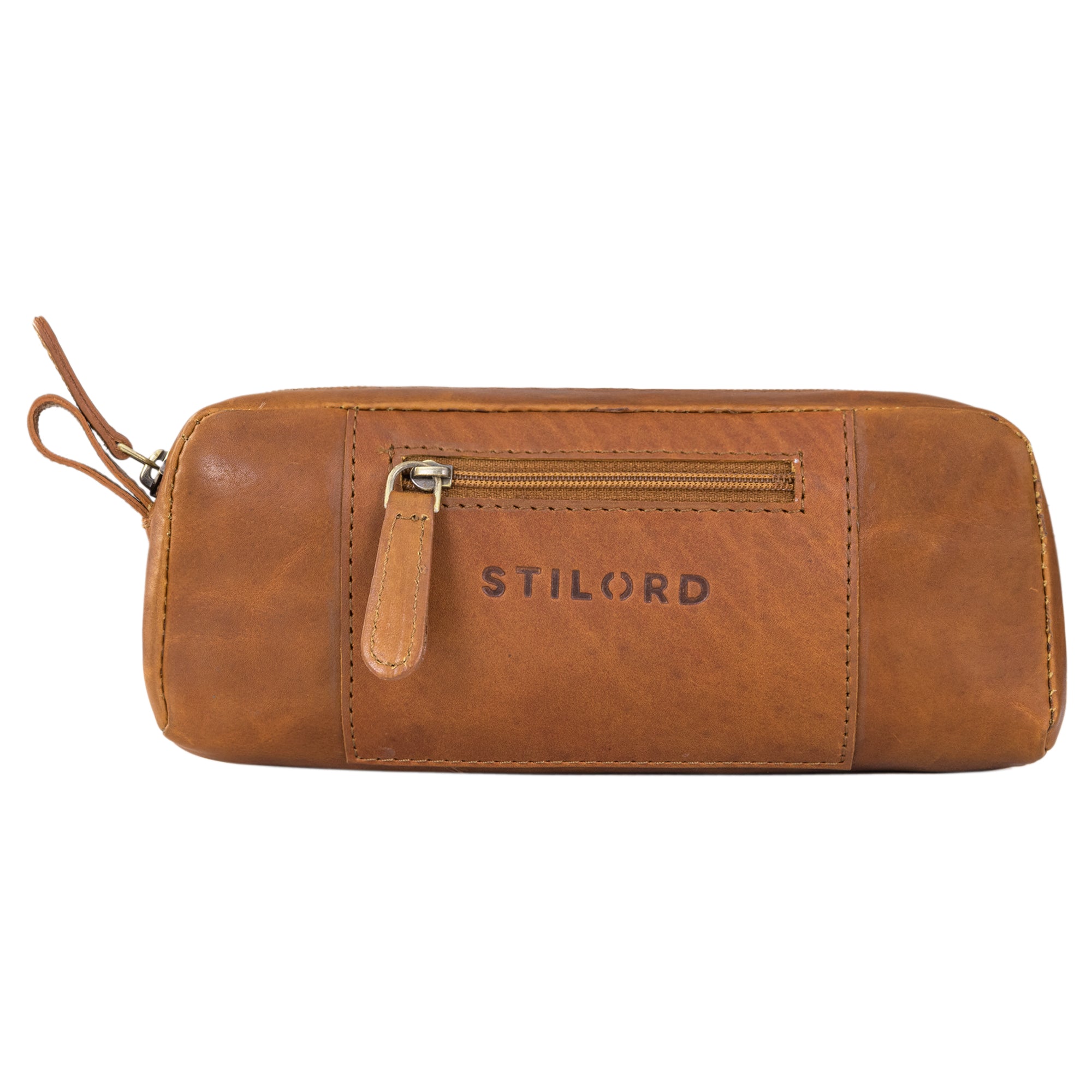 Leder Etui Organizer Braun