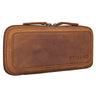„Scotty“ Kožené Puzdro Vintage S Zipem Hardcase Pevný Obal
