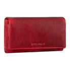 Portemonnaie Damen Leder Rot