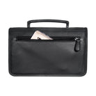kleine Handtasche schwarz Leder