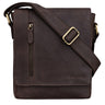 „Easton“ Malá Messenger Taška Z Prvé Kůže Vintage Taška Na Rameno