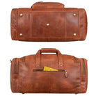 Handgepäcktasche Leder Braun