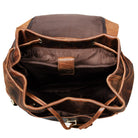 Laptop Leder Rucksack