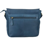 Echtleder Handtasche blau