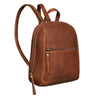 "Lia" Mini Ruksak Dámský Kožený Vintage Malý Daypack