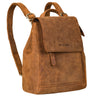 "Allegra" Elegantní Kožený Batoh Dámský Malý Vintage Citybag