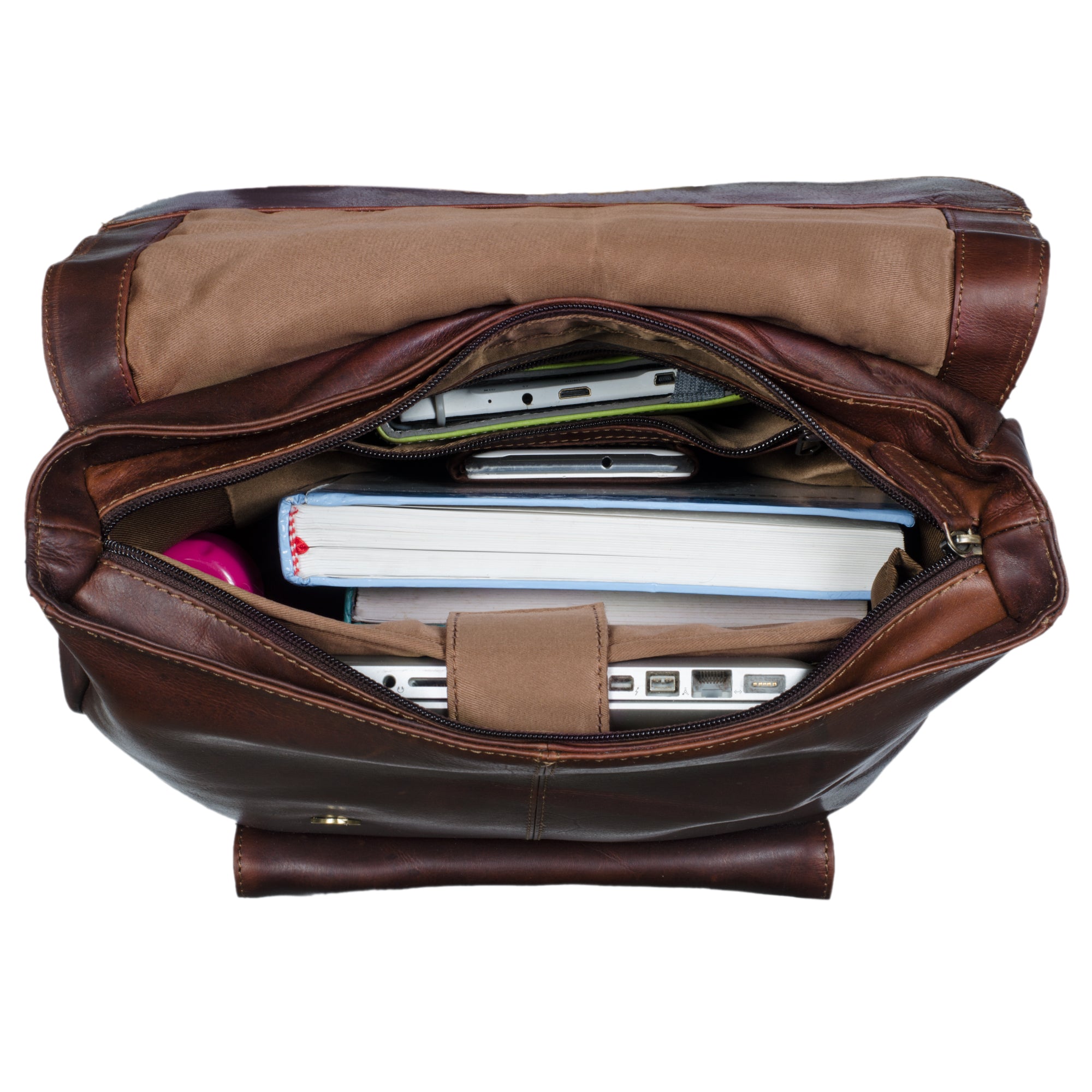 Großer Rucksack echtes Leder