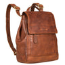 "Allegra" Elegantní Kožený Batoh Dámský Malý Vintage Citybag
