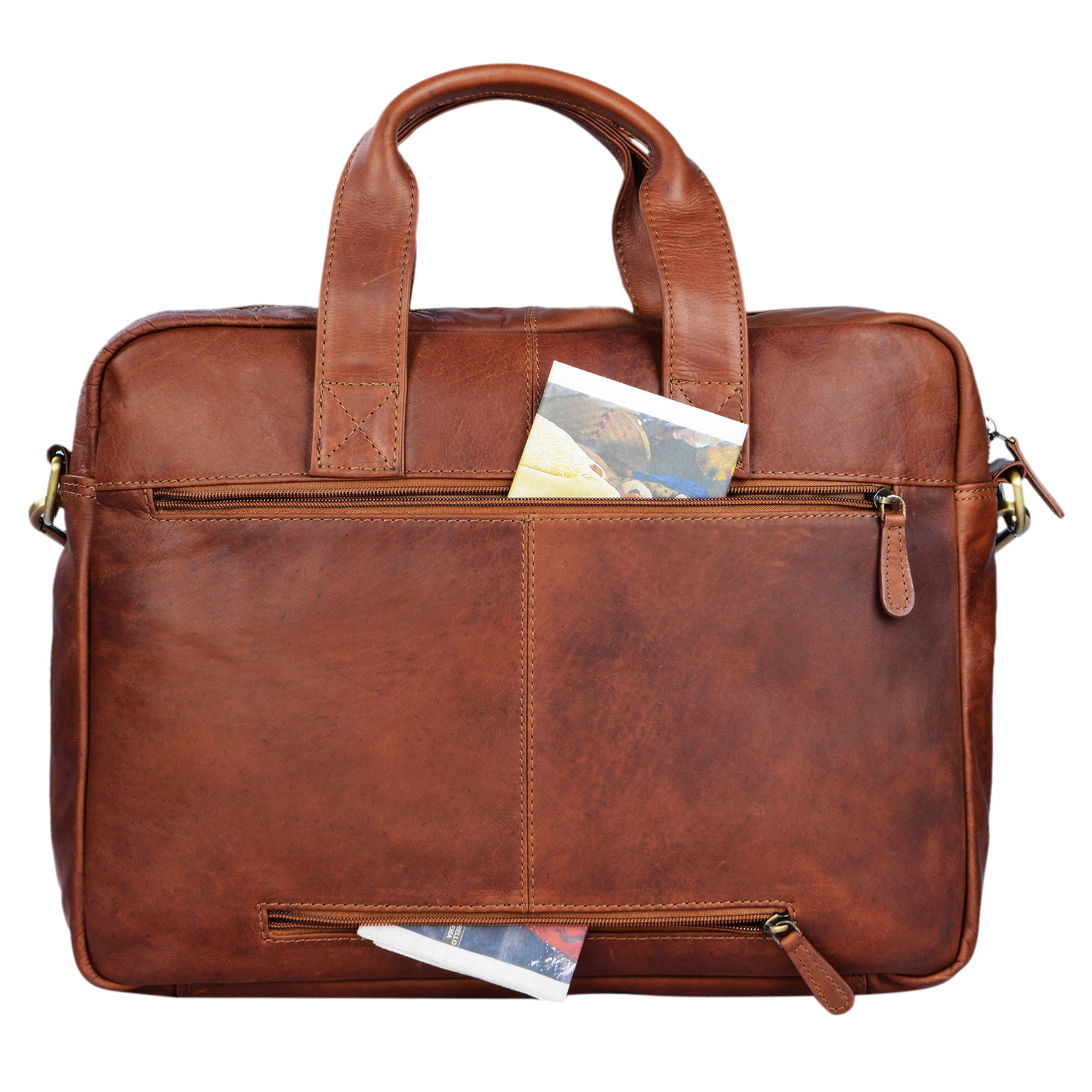 Ledertasche Aktentasche braun