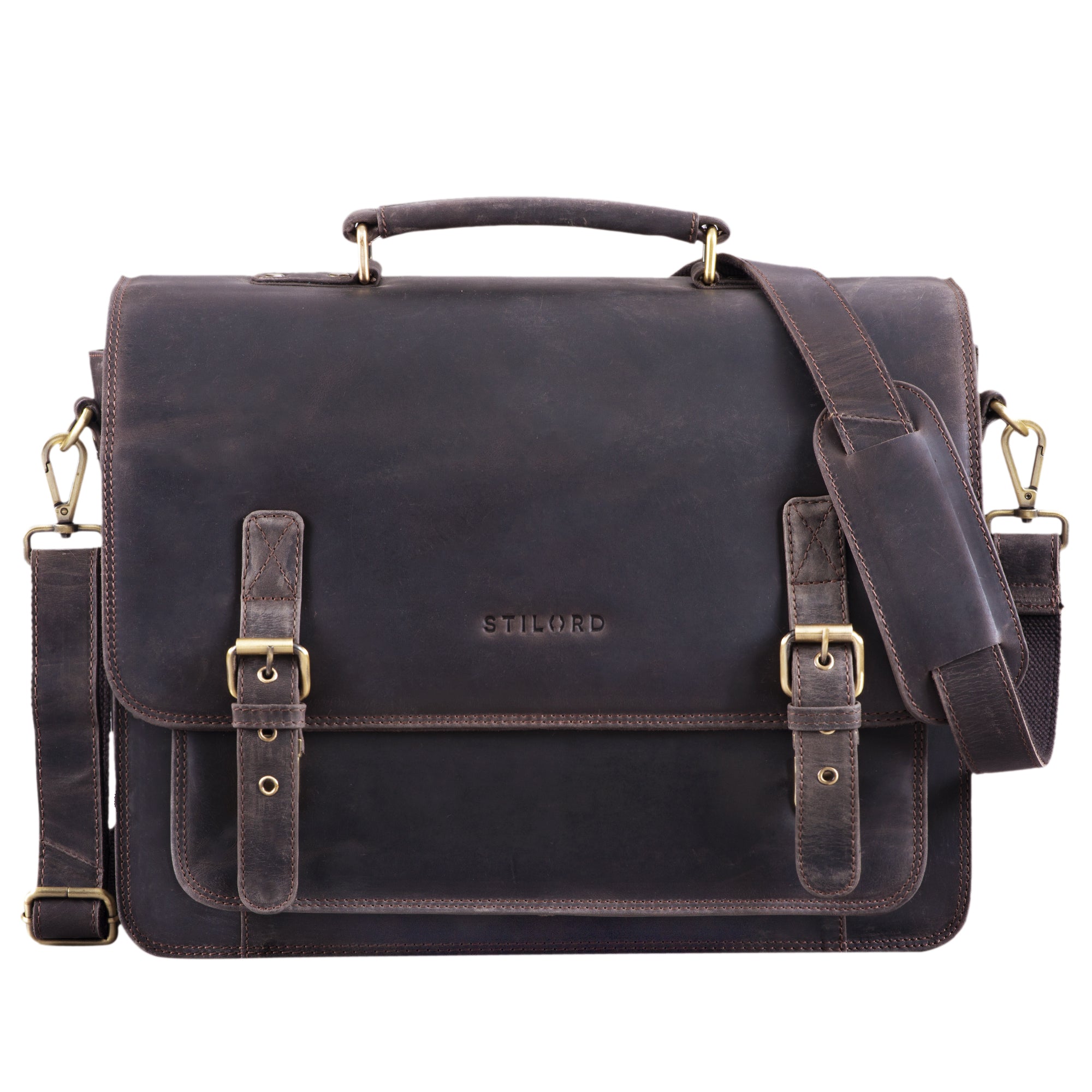 Lehrertasche Herren Leder braun