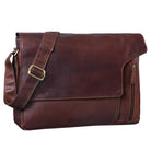 Vintage Ledertasche Messenger Bag Herren braun