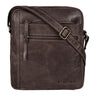„Garcia“ Malá Kožená Taška Přes Rameno Vintage Hnědá Messenger