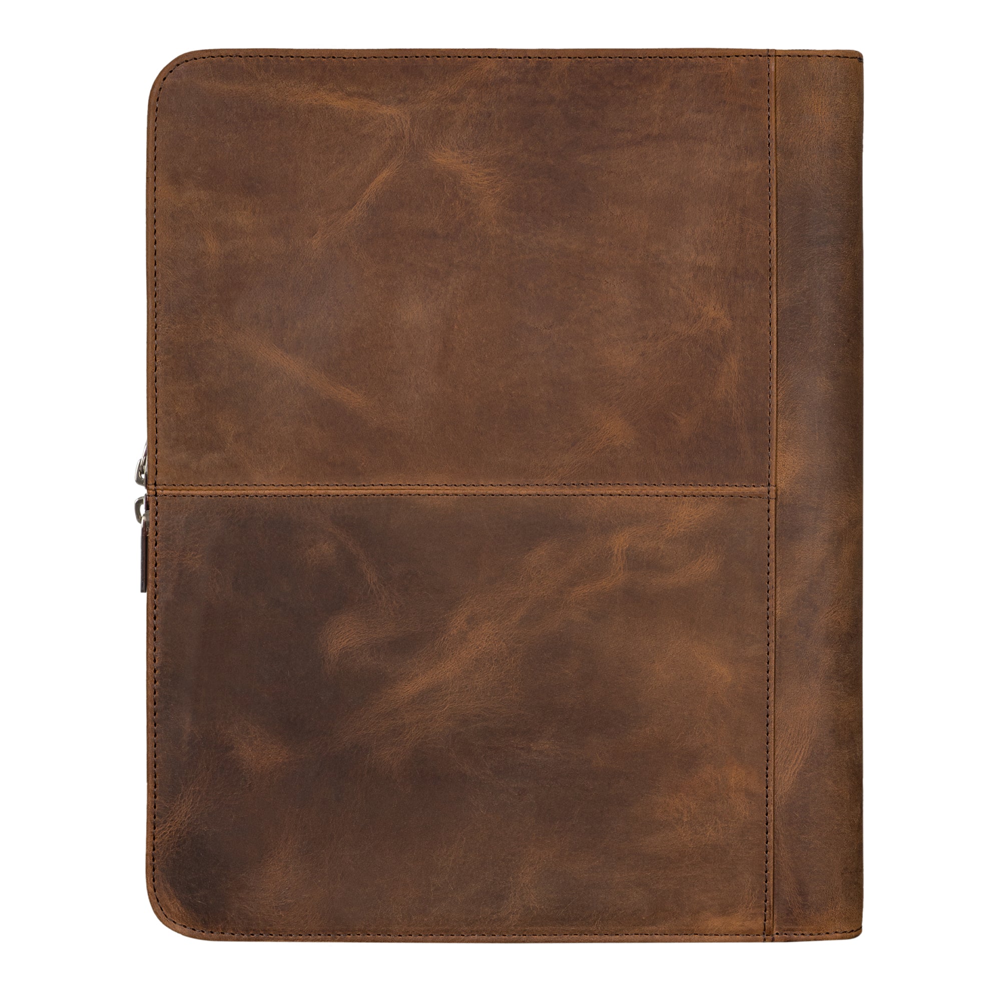 Leder Ringbuch braun