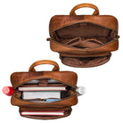 Rucksack Leder braun Herren