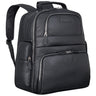 Schwarzer Laptoprucksack 15 Zoll Echtleder Damen