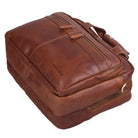 Schultasche Leder cognac - braun
