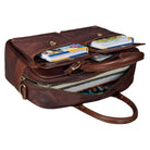 Ledertasche Damen braun Vintage