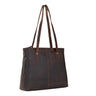 "Brenda" Dámská Kabelka Velká Kožená Shopper Taška Milovnice Vintage