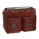 Vintage Ledertasche rot braun