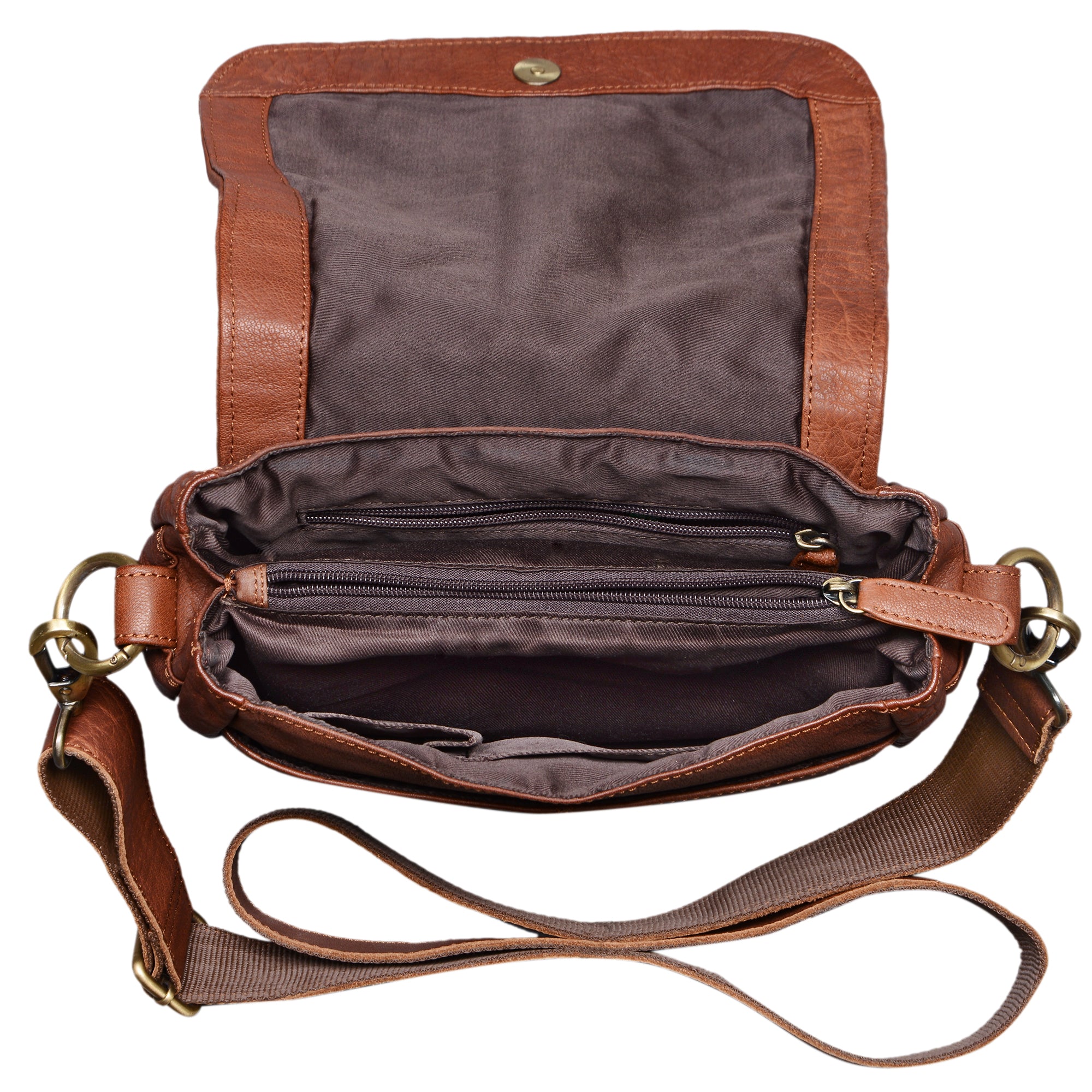 Leder Umhängetasche Frauen Vintage klein