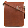 STILORD "Oxford" pánská vintage kožená crossbody taška přes rameno střední velikost vertikální DIN A4