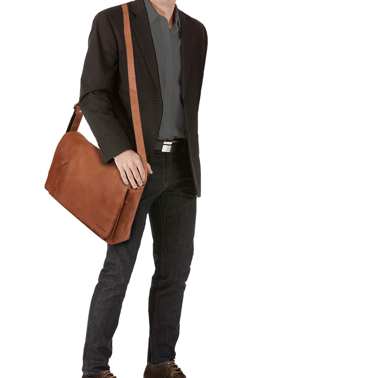 Unitasche Leder Männer Vintage