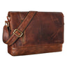"Davis" Messenger Taška Kožená 13" Laptop – Vintage Umháněčka