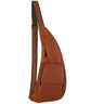 Brusttasche Leder braun