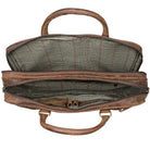 Businesstasche aus Retro Leder Vintage robust Aktentasche