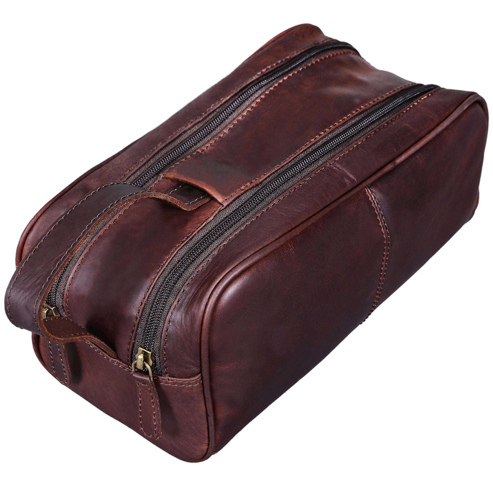 Vintage Kulturtasche Leder