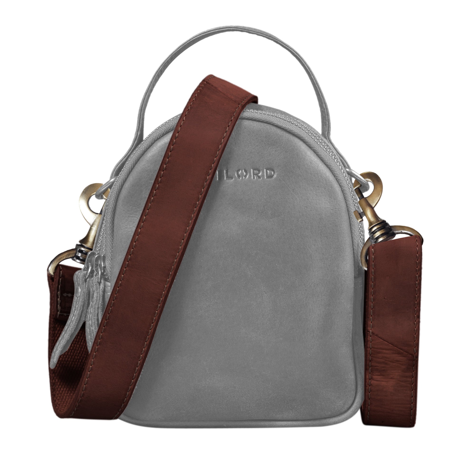 Ledergurt zum Umhängen braun Vintage