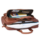 Vintage Ledertasche cognac braun