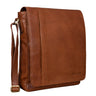"Paul" Kožená Pánská Taška Rameno Vintage Styl Messenger Bag Vertikál