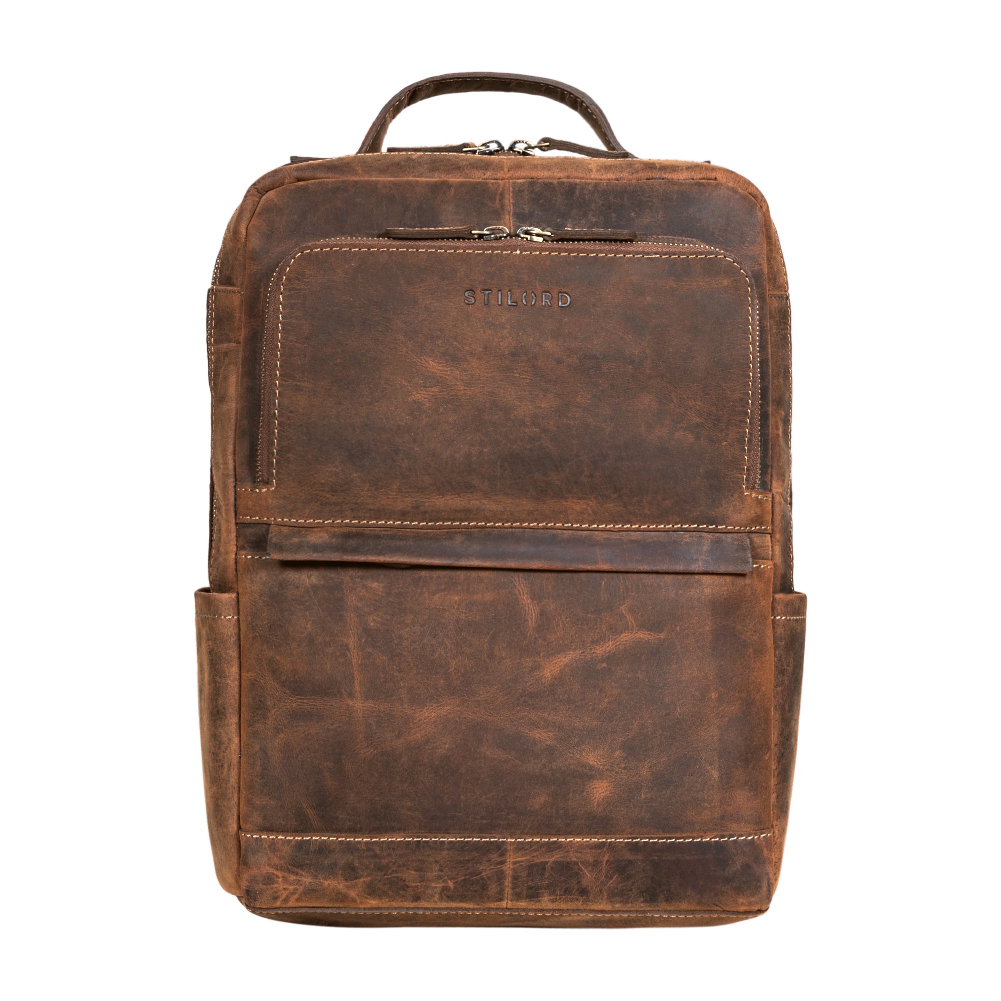 Unisex Rucksack aus echtem Leder