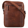 "Fox" Pánská Kožená Vintage Messenger Taška Malá a Stylová