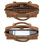 Damen Arbeitstasche braun büro leder