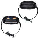Leder Tasche schwarz damen klein