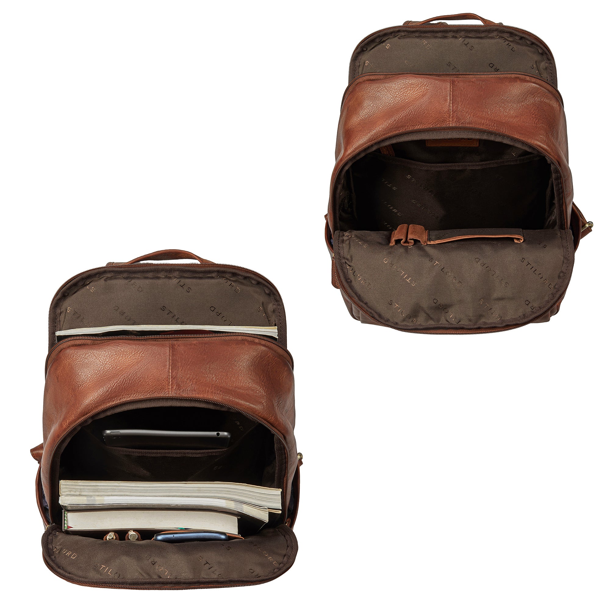 braun rucksack leder elegant damen