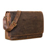 "Reinhold" Vintage Messenger Bag Pánská Kožená Taška na Notebook 15,6–16 Palců