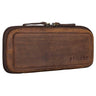 „Scotty“ Kožené Puzdro Vintage S Zipem Hardcase Pevný Obal