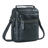 "Lazzaro" Malá Pánská Kožená Crossbody Kabelka Na Tablet 10,9"