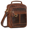 "Jonas" Pánská Kožená Taška Crossbody Malá s Uchem na Tablet 8 Palců