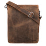 STILORD "Oxford" pánská vintage kožená crossbody taška přes rameno střední velikost vertikální DIN A4