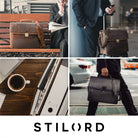 Herren Bürotasche Vintage Leder Schwarz